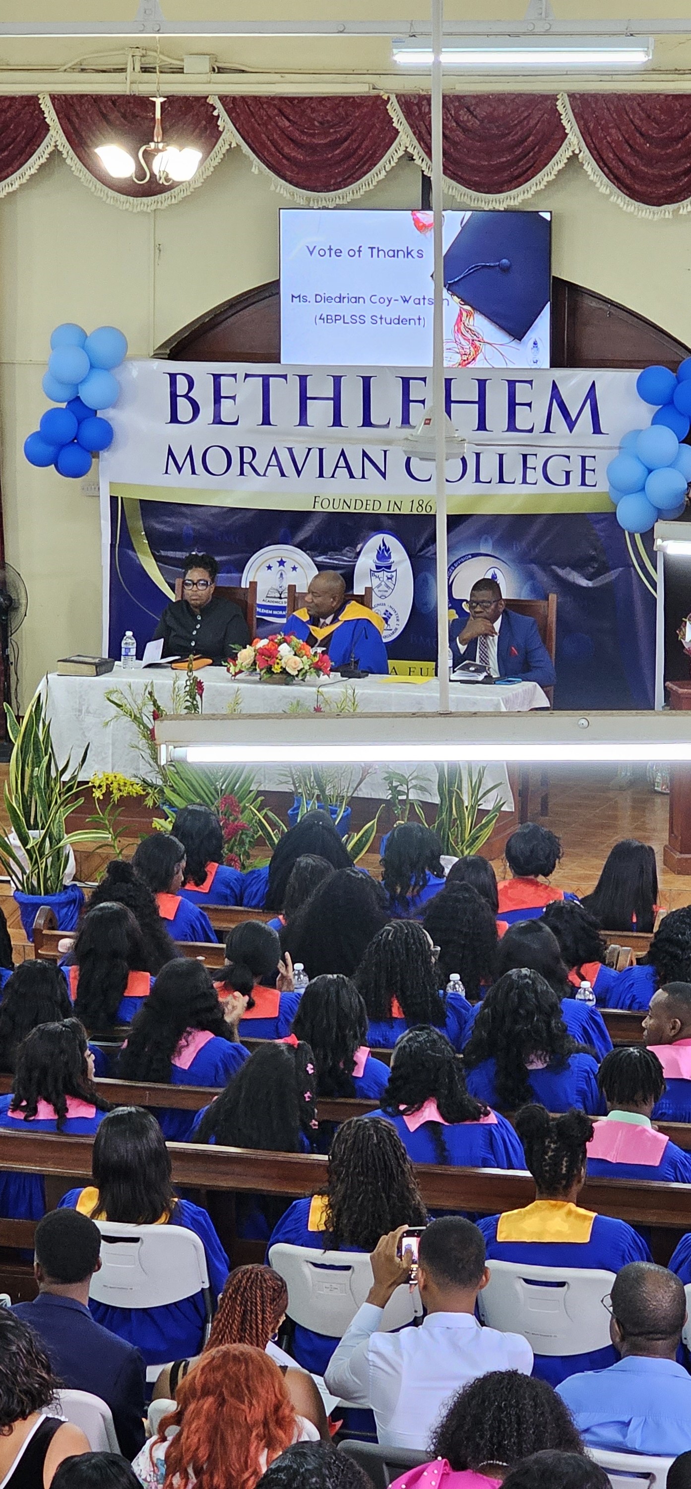 Bethlehem Moravian College Valedictory Service
